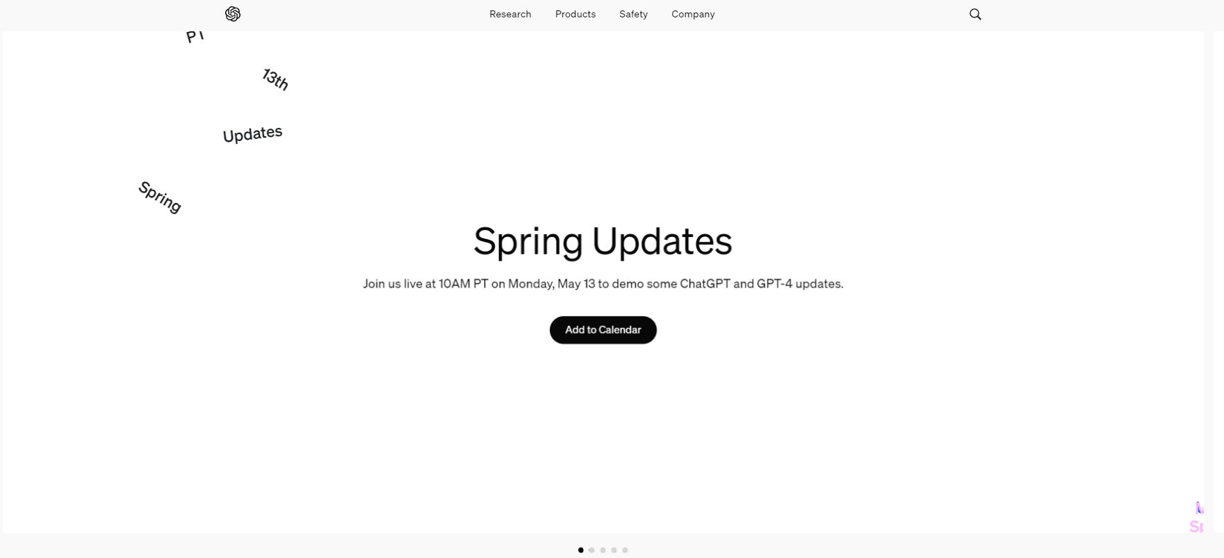 Open AI Spring Update 일정 (한국시간)